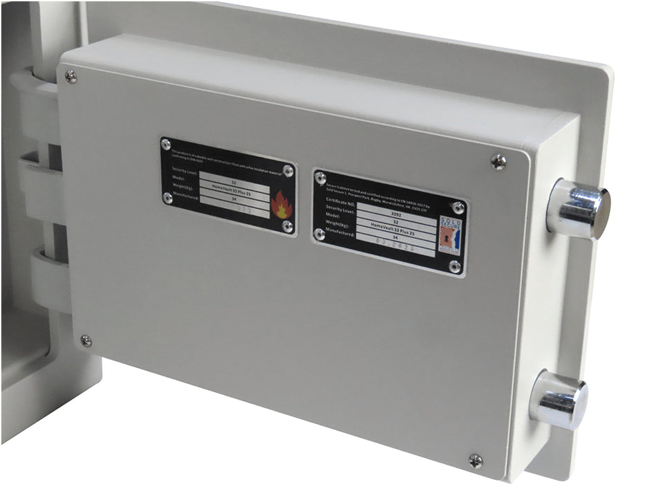 Chubbsafes HomeVault S2 Plus- Electronic Locking Fireproof Safe