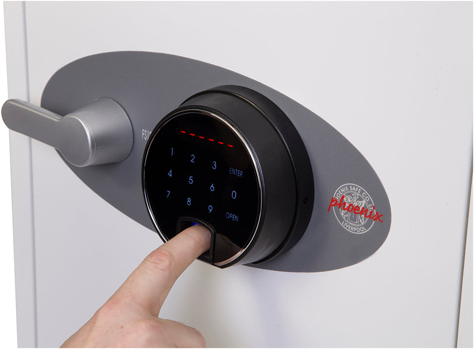 Phoenix Battery Titan Fingerprint Lock Commercial Safe