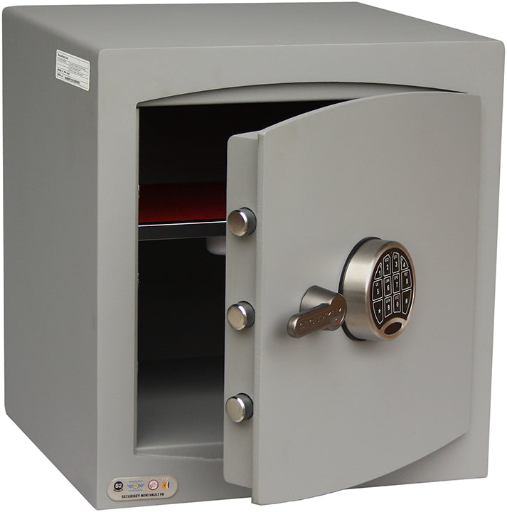 Securikey Mini Vault S2 Gold FR 1 Fireproof Electronic Lock Safe