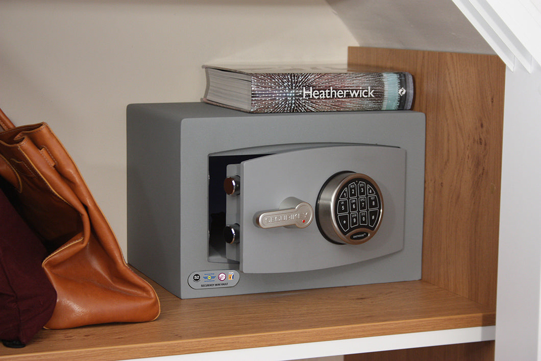 Securikey Mini Vault S2 Gold FR 1 Fireproof Electronic Lock Safe
