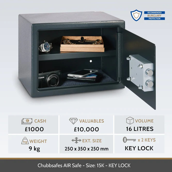 Chubbsafes AIR - Key Lock Home Safe