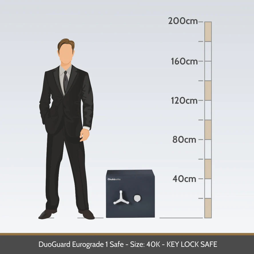 Chubbsafes DuoGuard Eurograde 1 High Security Key Lock Safe