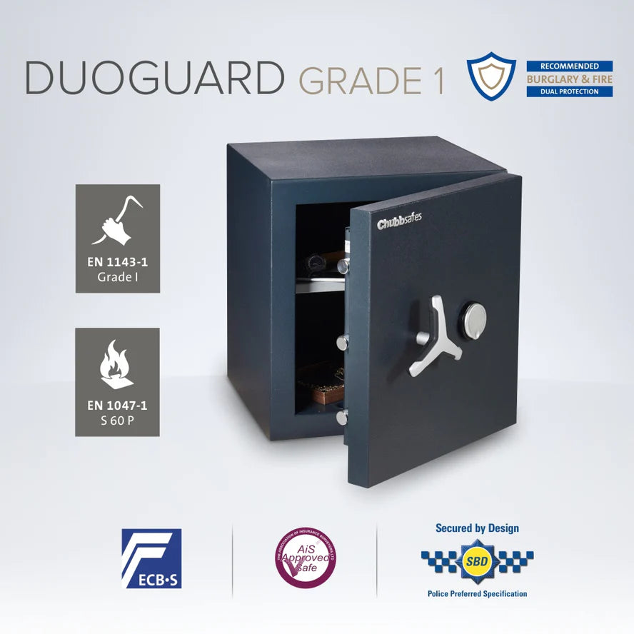 Chubbsafes DuoGuard Eurograde 1 High Security Key Lock Safe