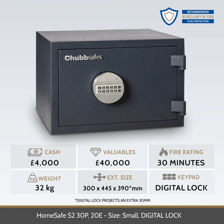 Chubbsafes Electronic Lock High-Security Home Safe