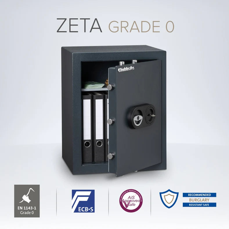 Chubbsafes Zeta Eurograde 0 Key Lock Security Safe