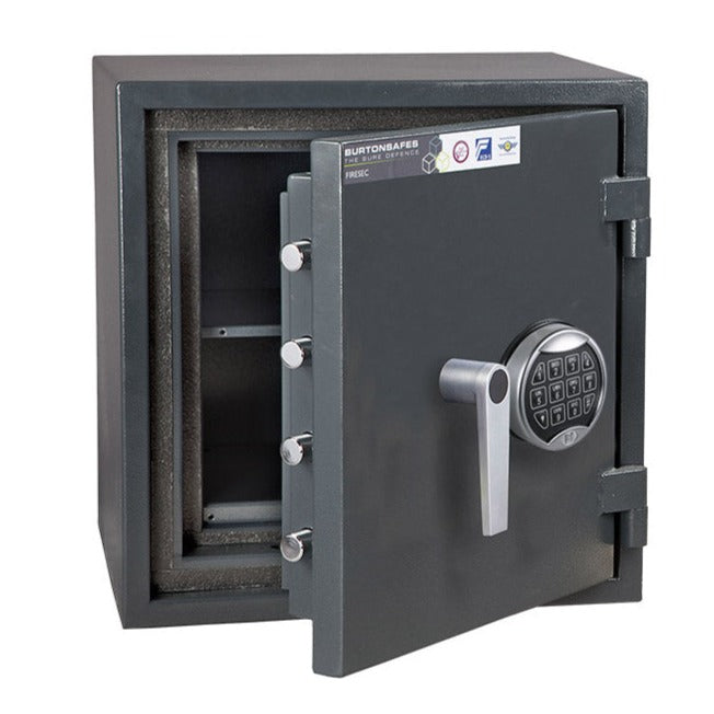Burton Firesec 10/60 Eurograde 1 Safes - Key & Electronic Lock