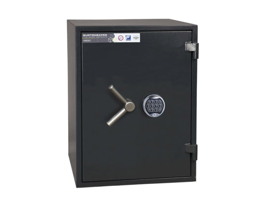 Burton Firesec 10/60 Eurograde 1 Safes - Key & Electronic Lock