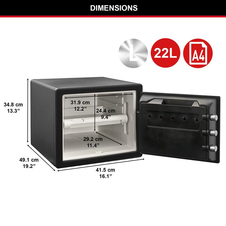 Master Lock Digital Fire/Water Resistant Safe - Safe Fortress