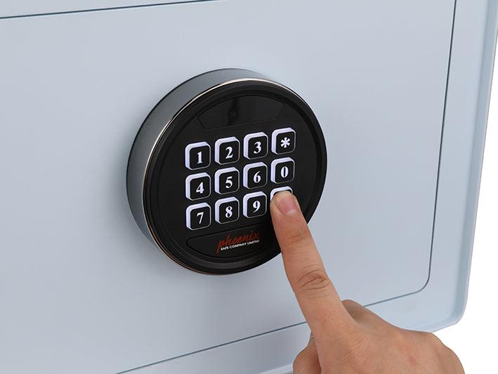 Phoenix Dream DREAM1B Home Safe in Blue with Electronic Lock - Safe Fortress