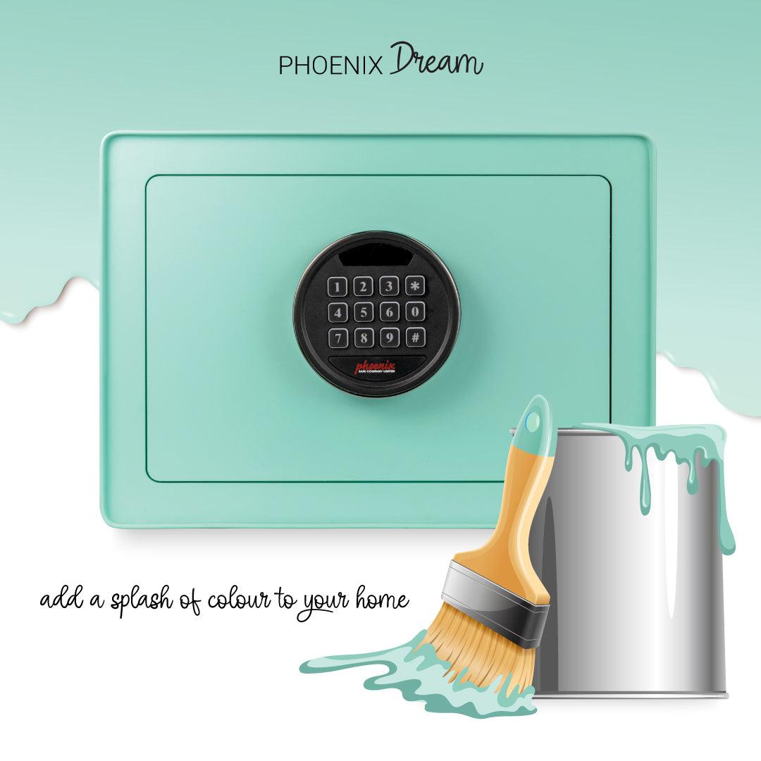 Phoenix Dream DREAM1M Home Safe in Mint with Electronic Lock - Safe Fortress