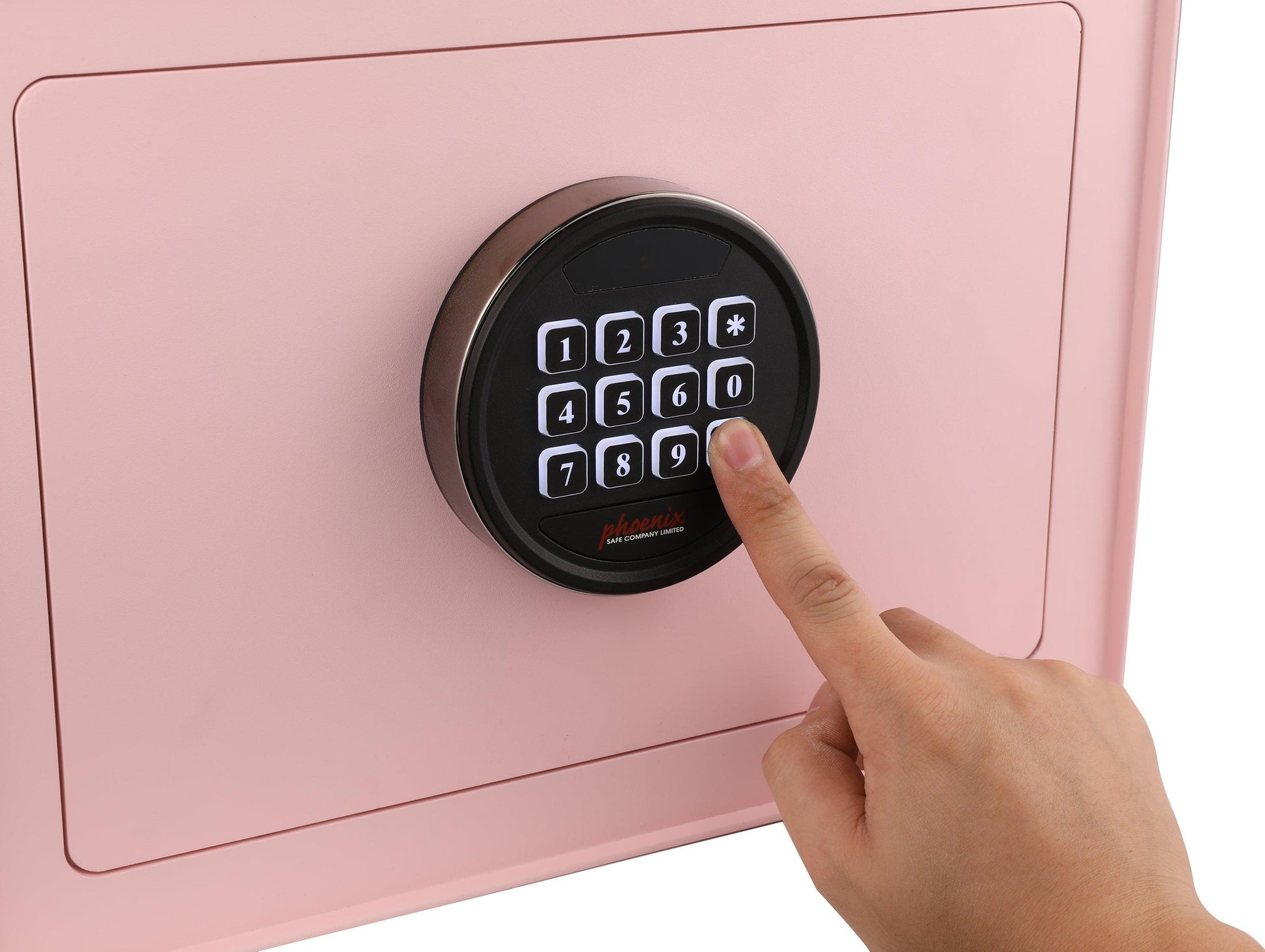 Phoenix Dream DREAM1P Home Safe in Pink with Electronic Lock - Safe Fortress