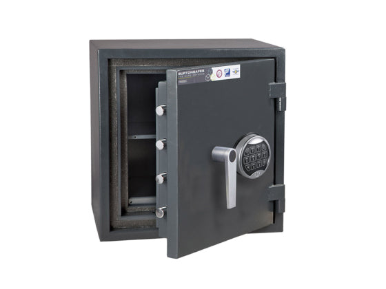 Burton Firesec 10/60 Eurograde 1 Safes - Key & Electronic Lock