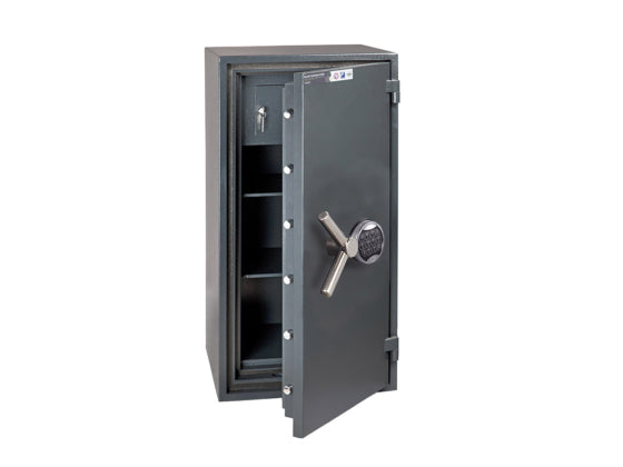 Burton Firesec 10/60 Eurograde 1 Safes - Key & Electronic Lock