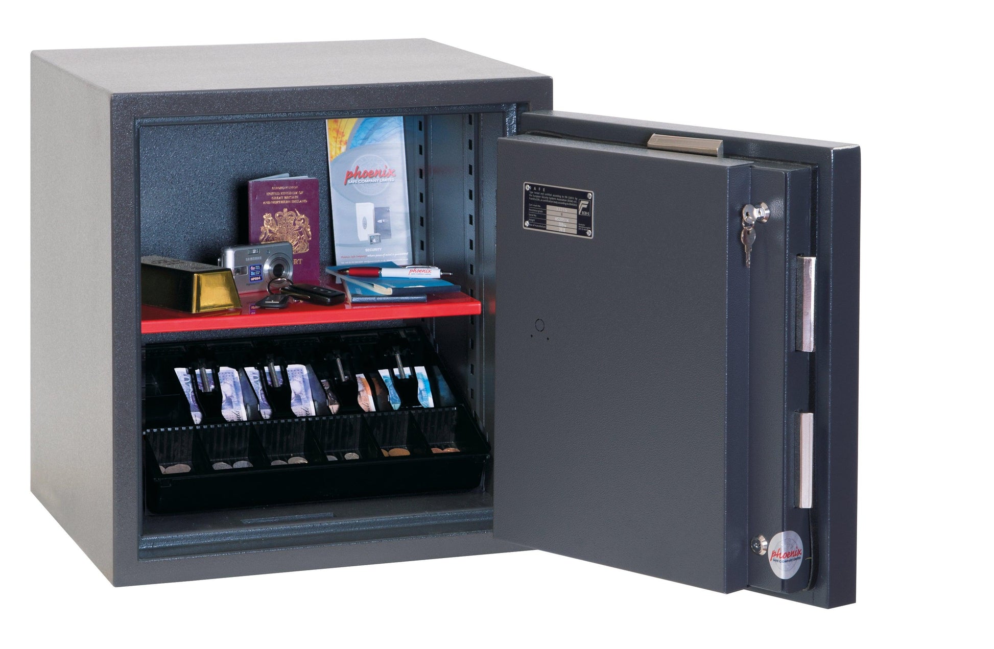 Phoenix Mercury HS2051E Size 1 High Security Euro Grade 2 Safe with Electronic Lock - Safe Fortress