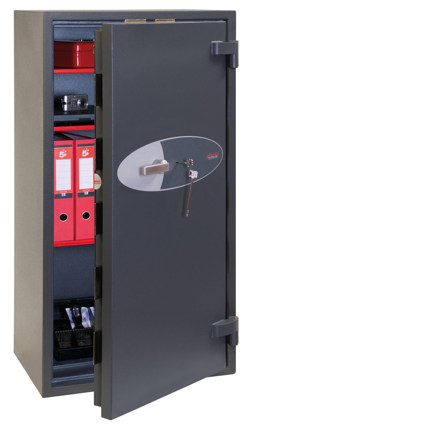 Phoenix Mercury HS2054K Size 4 High Security Euro Grade 2 Safe with Key Lock - Safe Fortress