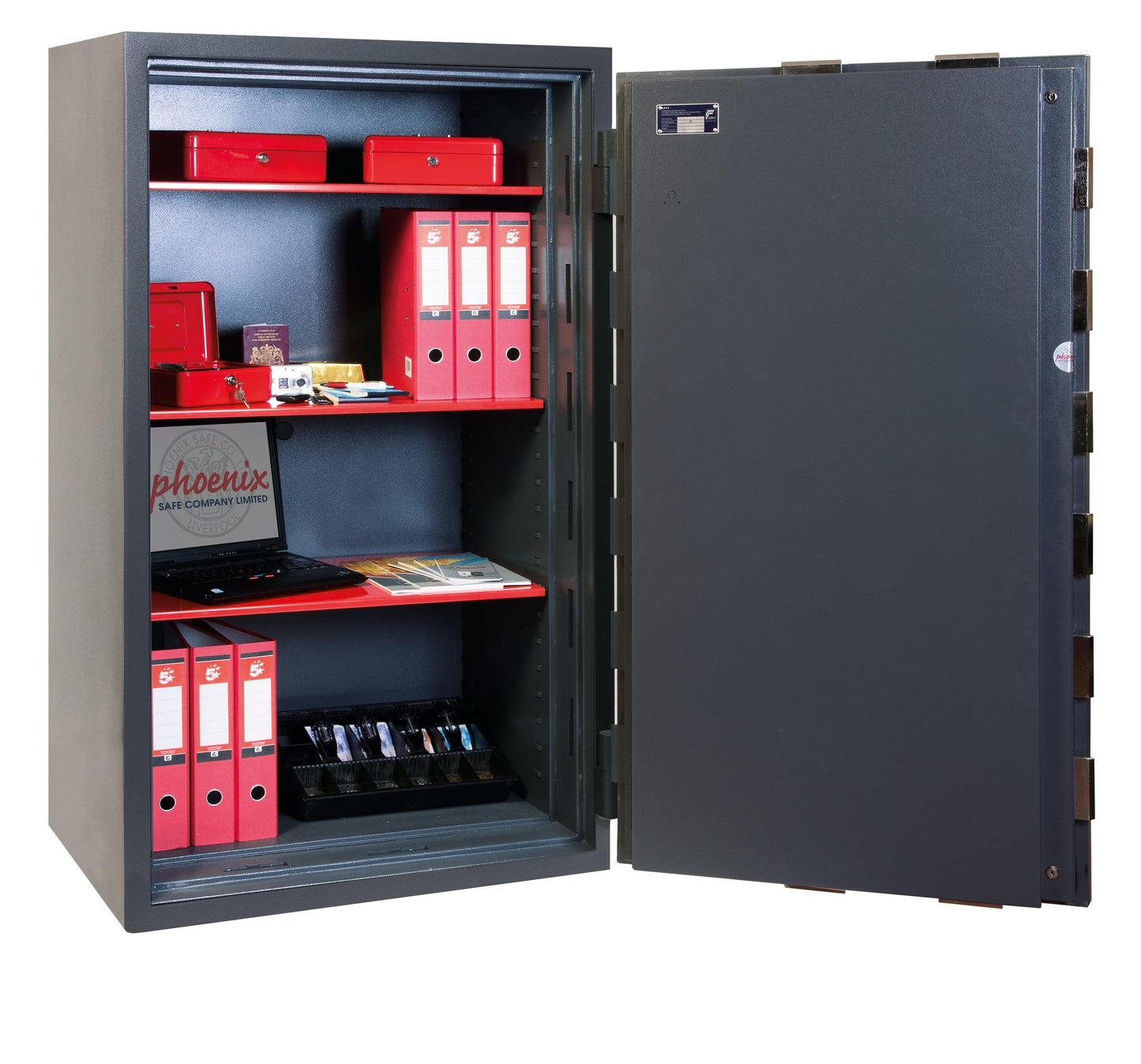 Phoenix Mercury HS2056K Size 6 High Security Euro Grade 2 Safe with Key Lock - Safe Fortress