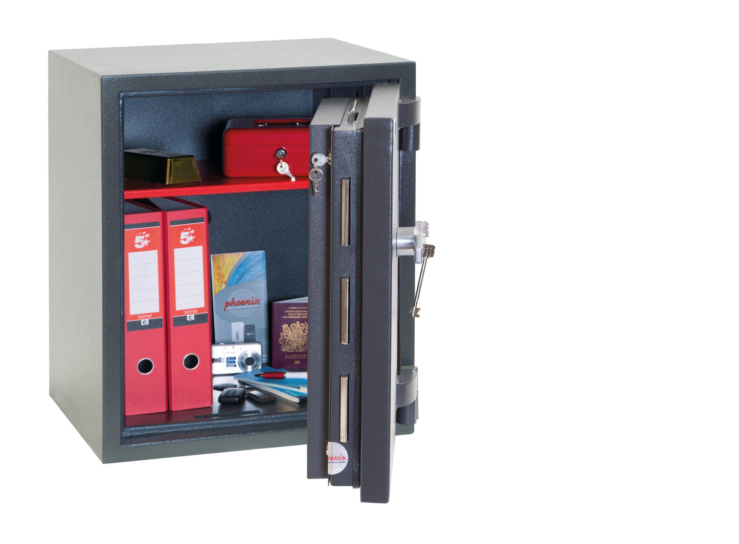 Phoenix Elara HS3552K Size 2 High Security Euro Grade 3 Safe with Key Lock - Safe Fortress