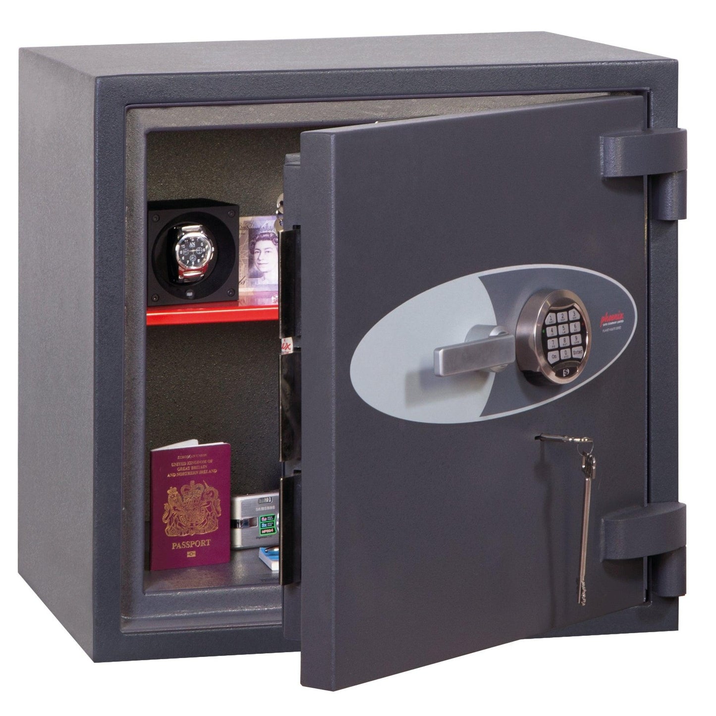 Phoenix Planet HS6071E Size 1 High Security Euro Grade 4 Safe with Electronic & Key Lock - Safe Fortress