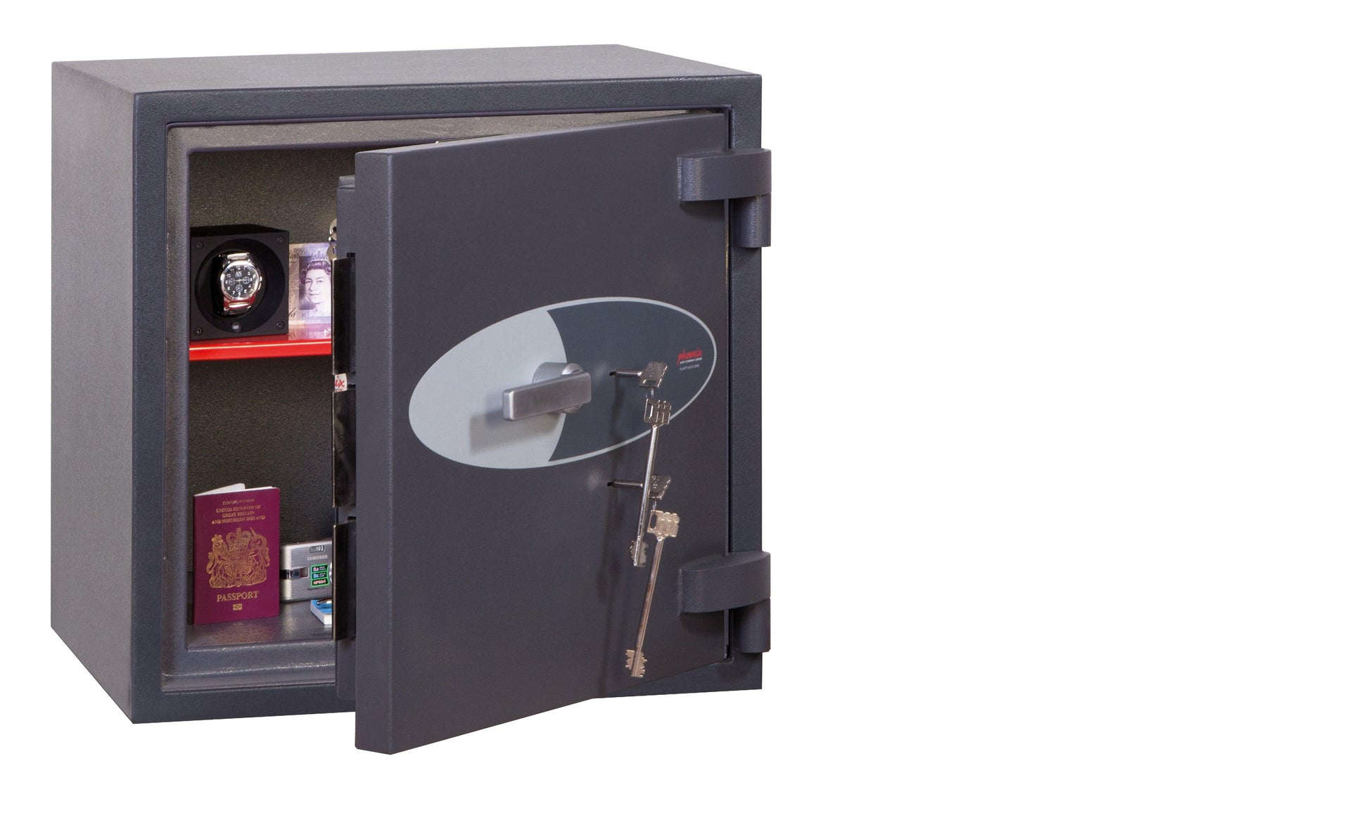 Phoenix Planet HS6071K Size 1 High Security Euro Grade 4 Safe with 2 Key Locks - Safe Fortress