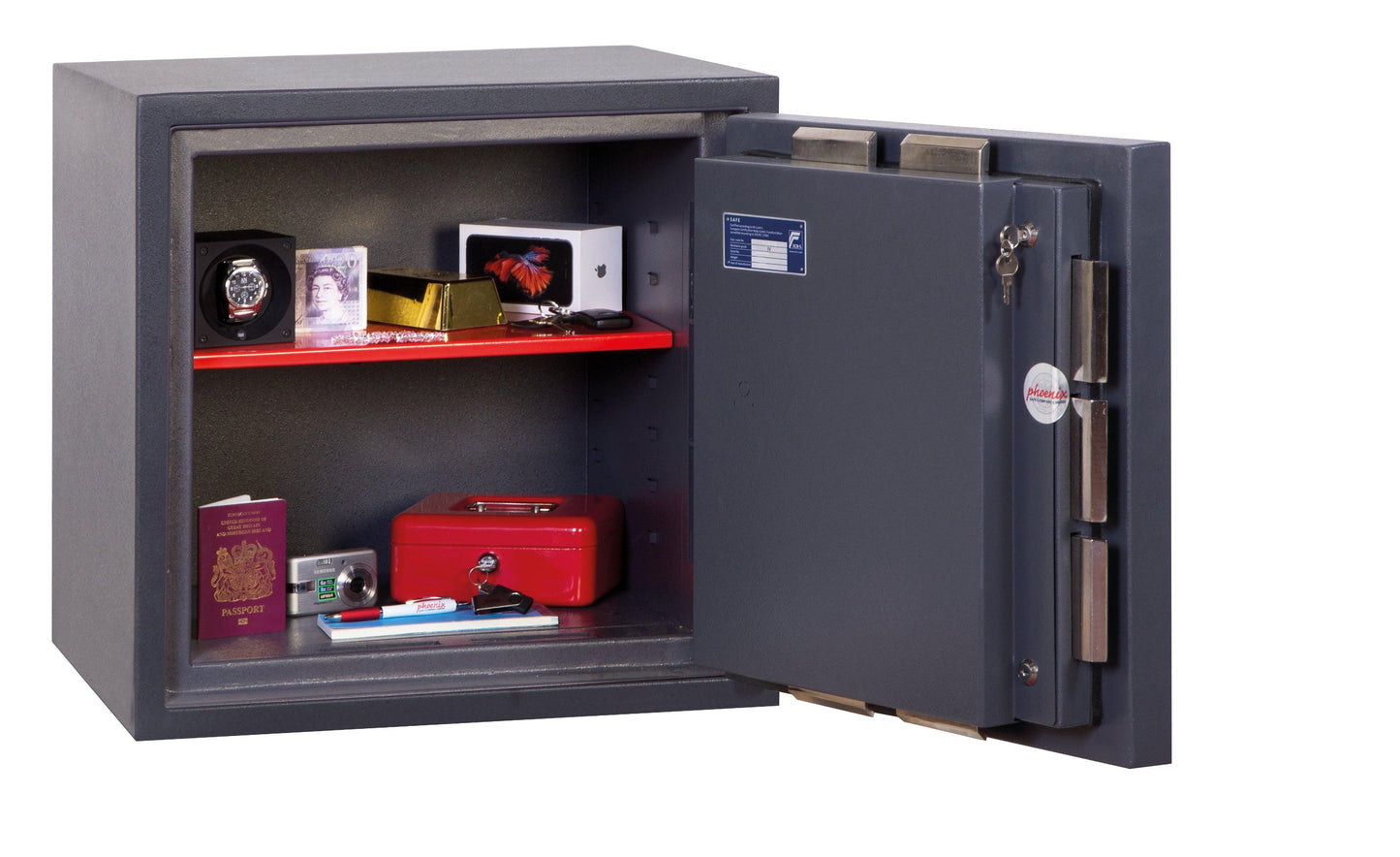 Phoenix Planet HS6071K Size 1 High Security Euro Grade 4 Safe with 2 Key Locks - Safe Fortress