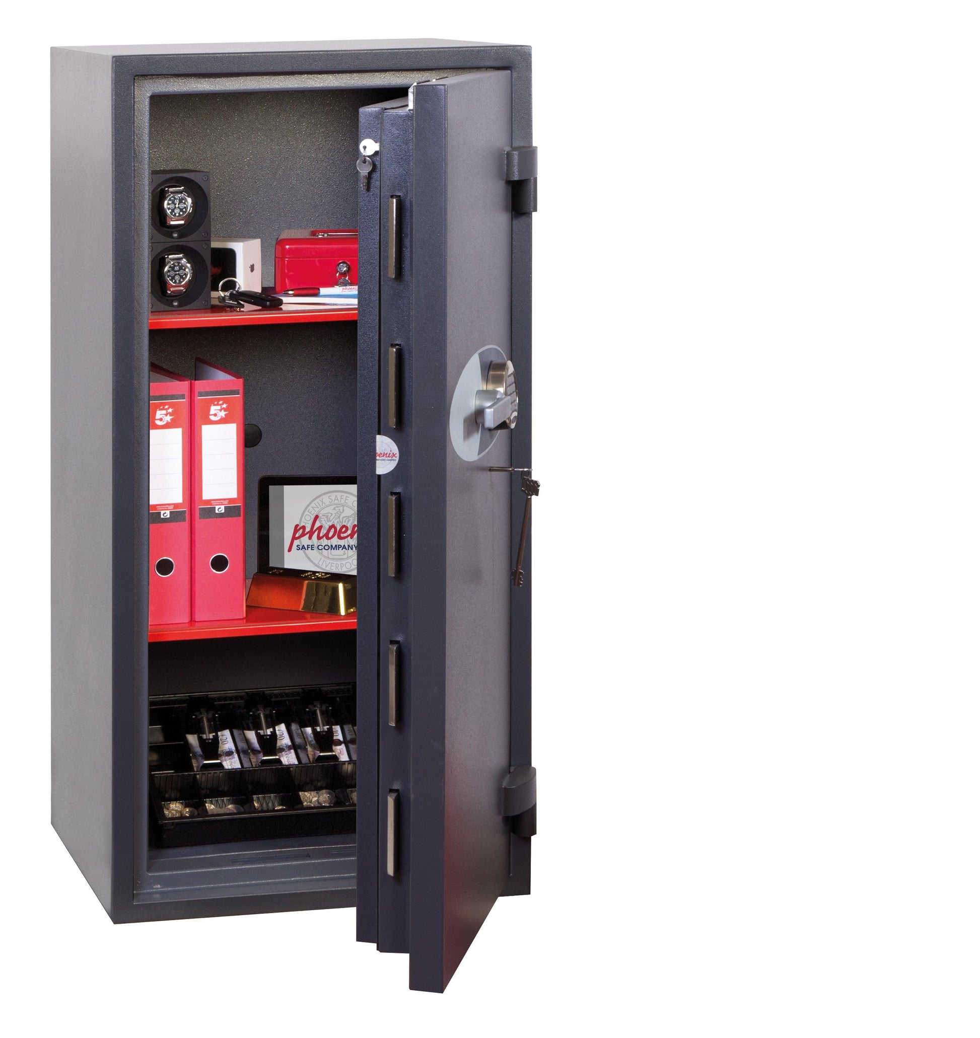 Phoenix Planet HS6074E Size 4 High Security Euro Grade 4 Safe with Electronic & Key Lock - Safe Fortress