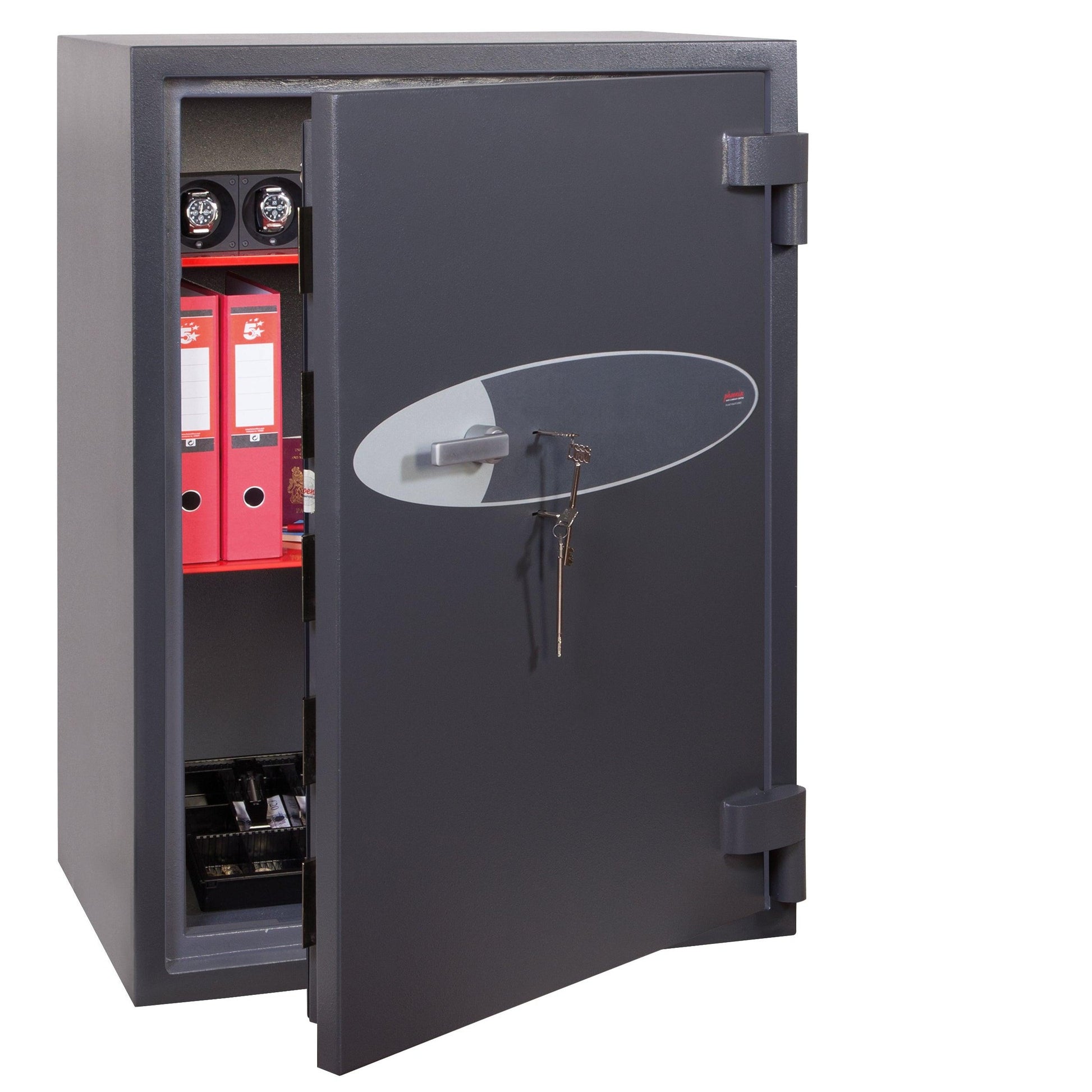 Phoenix Planet HS6076K Size 6 High Security Euro Grade 4 Safe with 2 Key Locks - Safe Fortress
