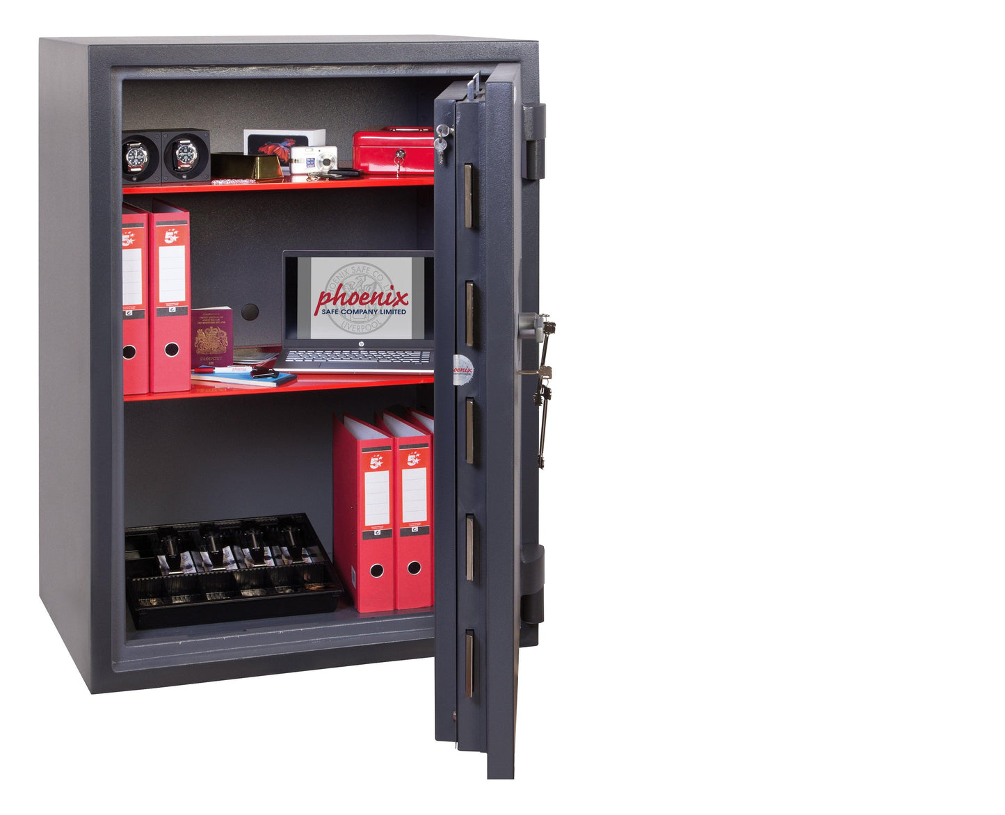 Phoenix Planet HS6076K Size 6 High Security Euro Grade 4 Safe with 2 Key Locks - Safe Fortress