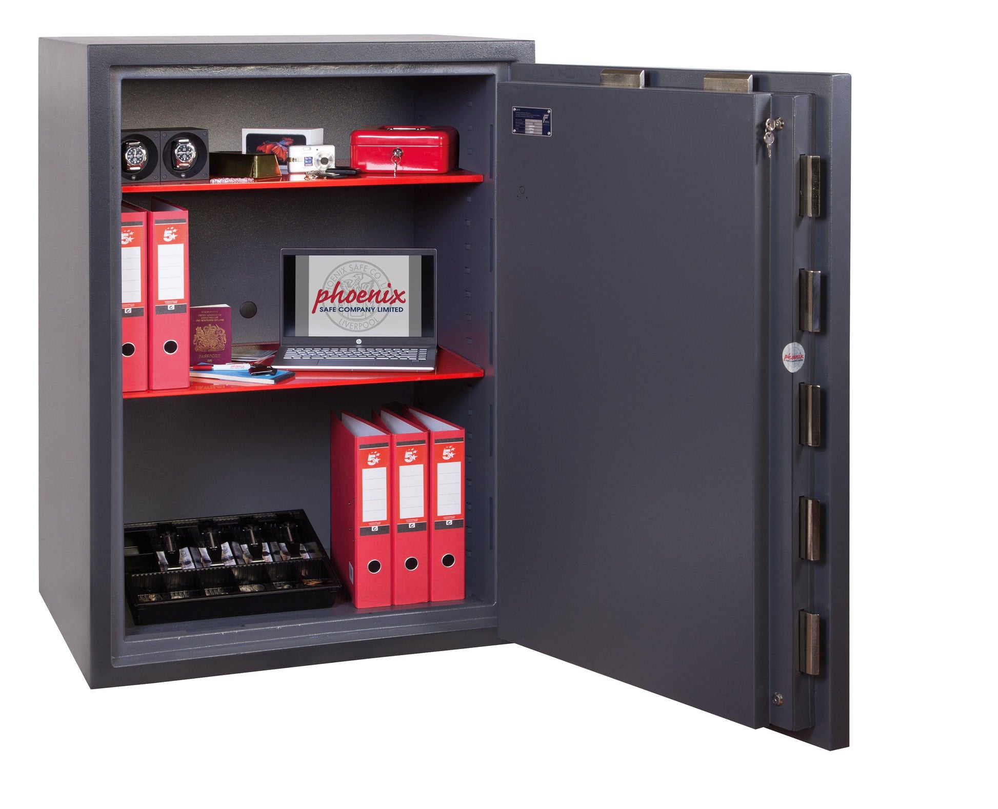 Phoenix Planet HS6076K Size 6 High Security Euro Grade 4 Safe with 2 Key Locks - Safe Fortress