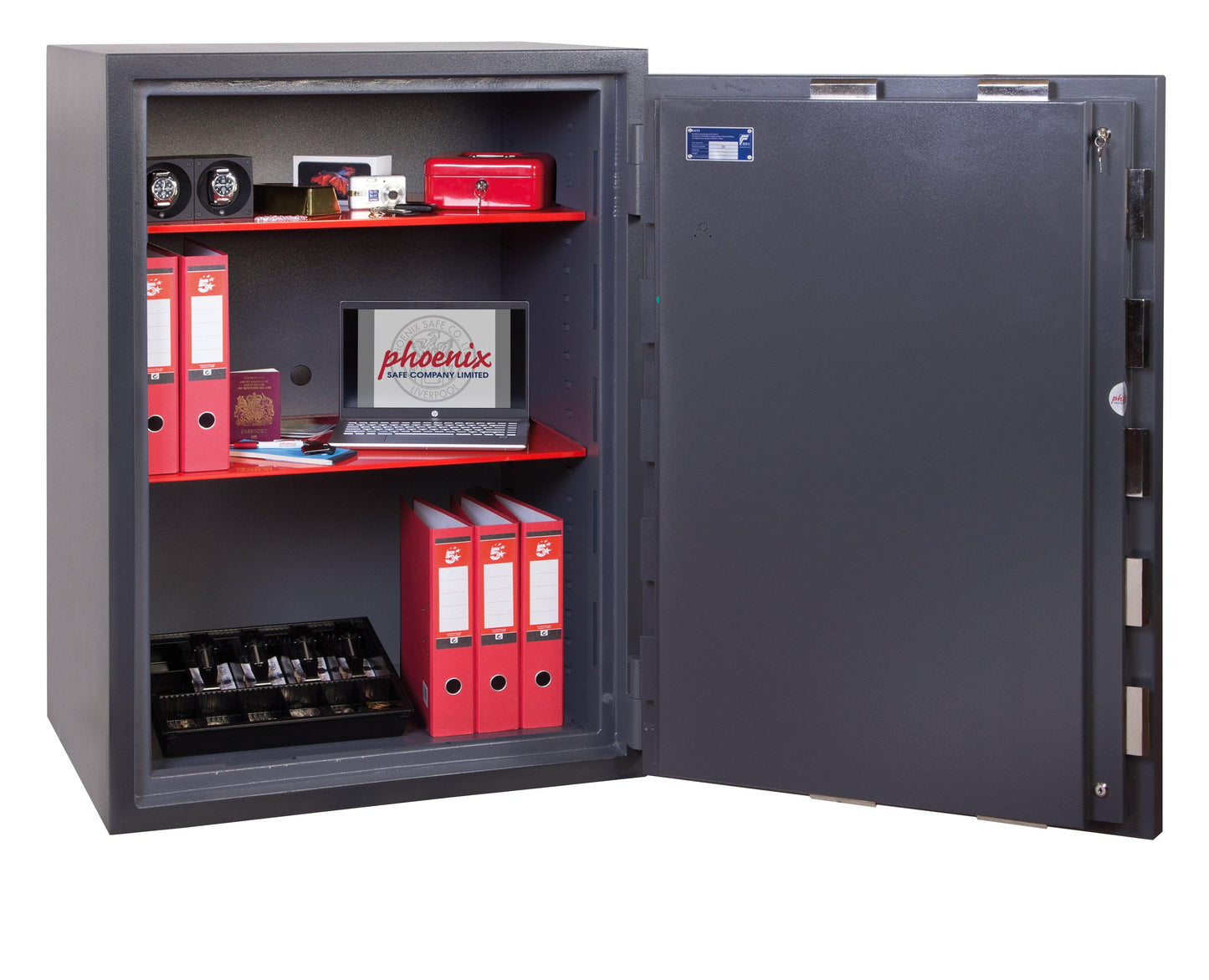 Phoenix Planet HS6076K Size 6 High Security Euro Grade 4 Safe with 2 Key Locks - Safe Fortress