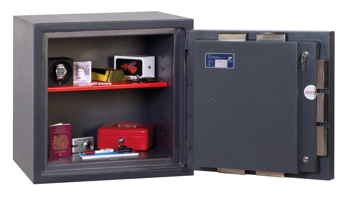 Phoenix Cosmos HS9071E Size 1 High Security Euro Grade 5 Safe with Electronic & Key Lock - Safe Fortress