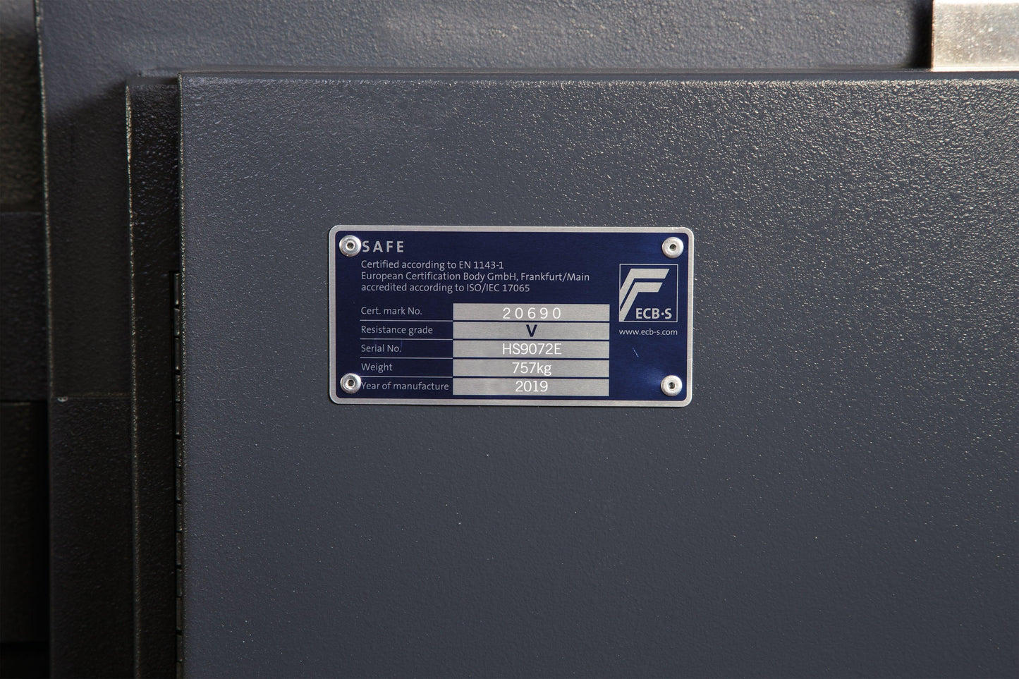 Phoenix Cosmos HS9072E Size 2 High Security Euro Grade 5 Safe with Electronic & Key Lock - Safe Fortress