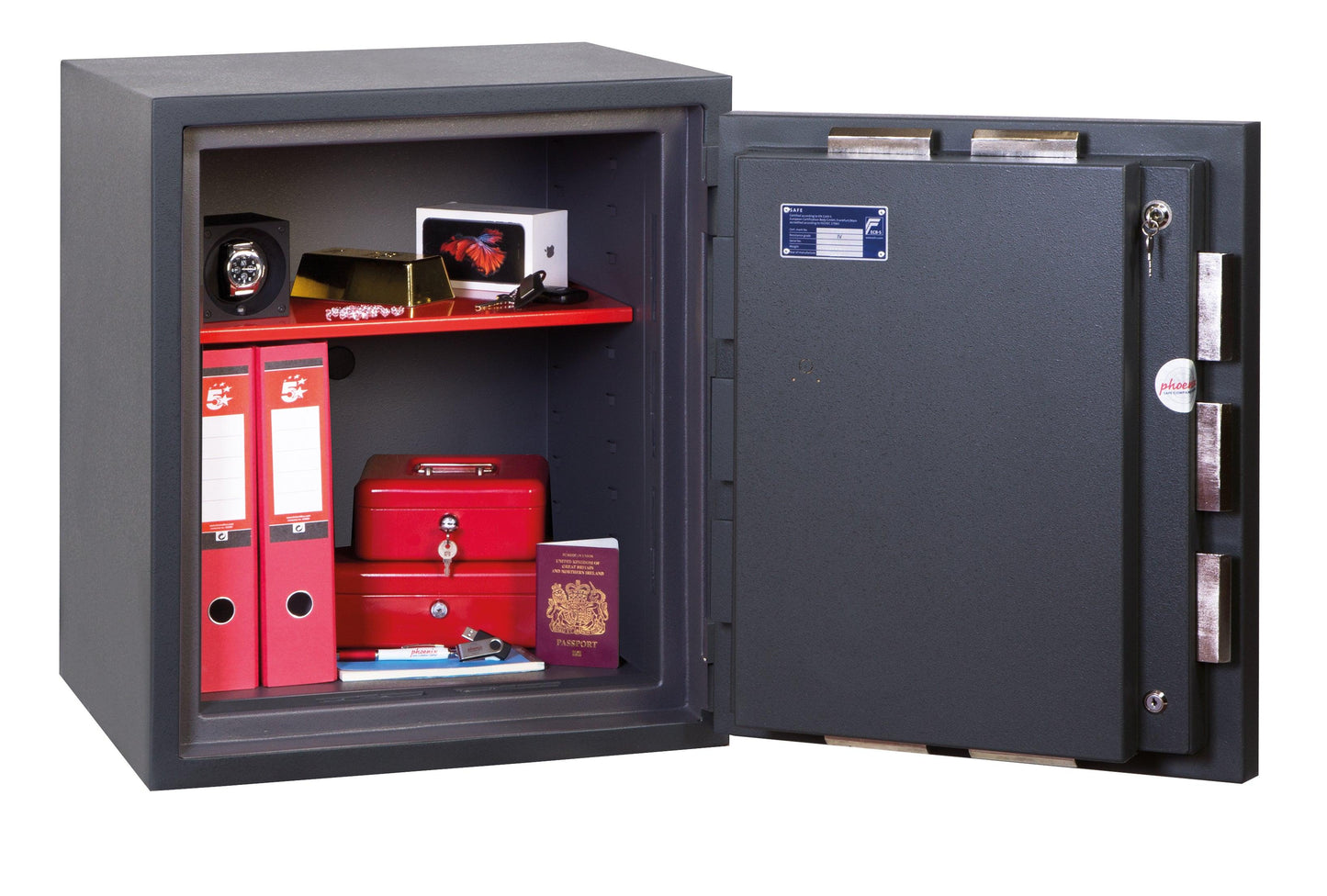Phoenix Cosmos HS9072E Size 2 High Security Euro Grade 5 Safe with Electronic & Key Lock - Safe Fortress