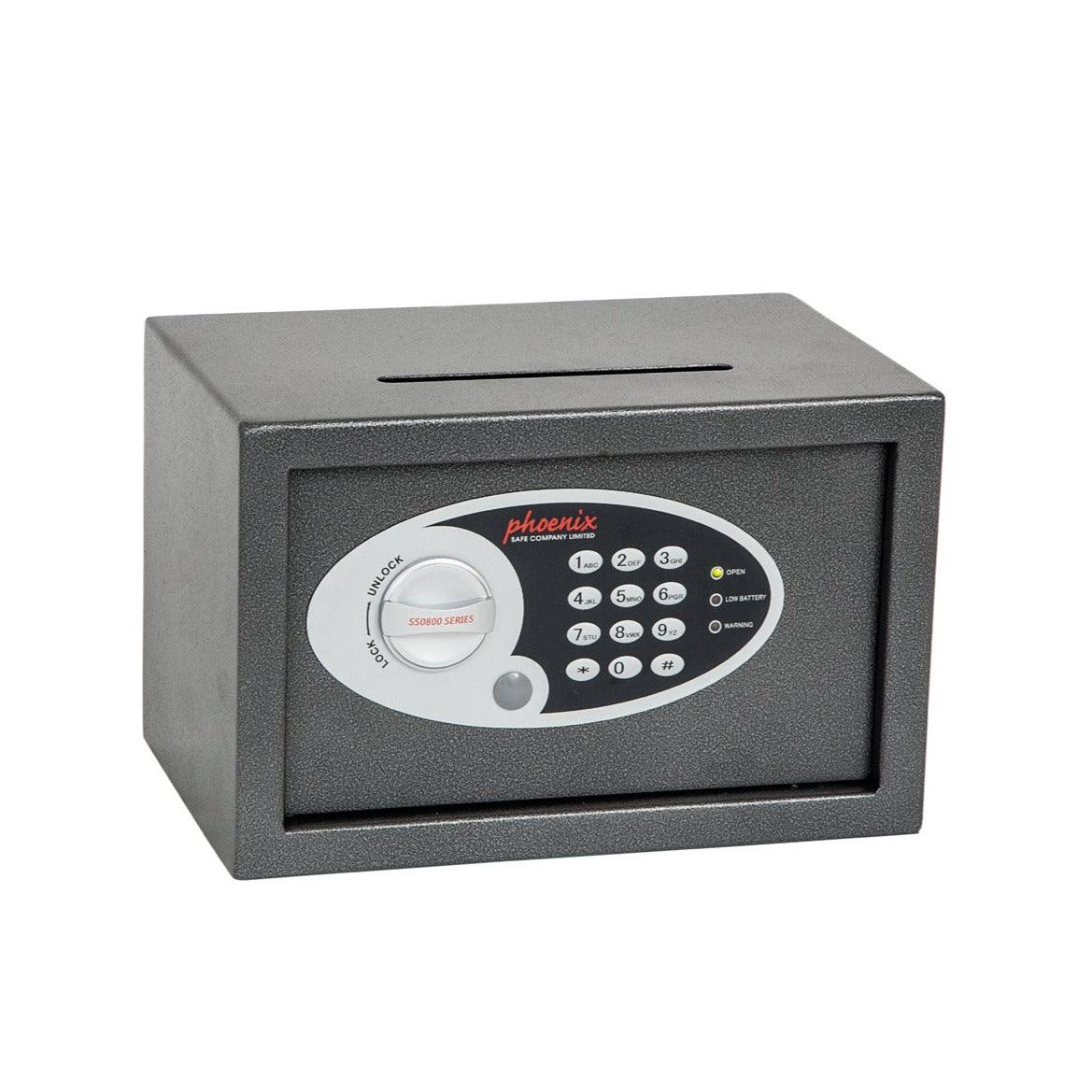 Phoenix Vela Deposit Home & Office SS0800 Security Safe with Electronic Lock - Safe Fortress