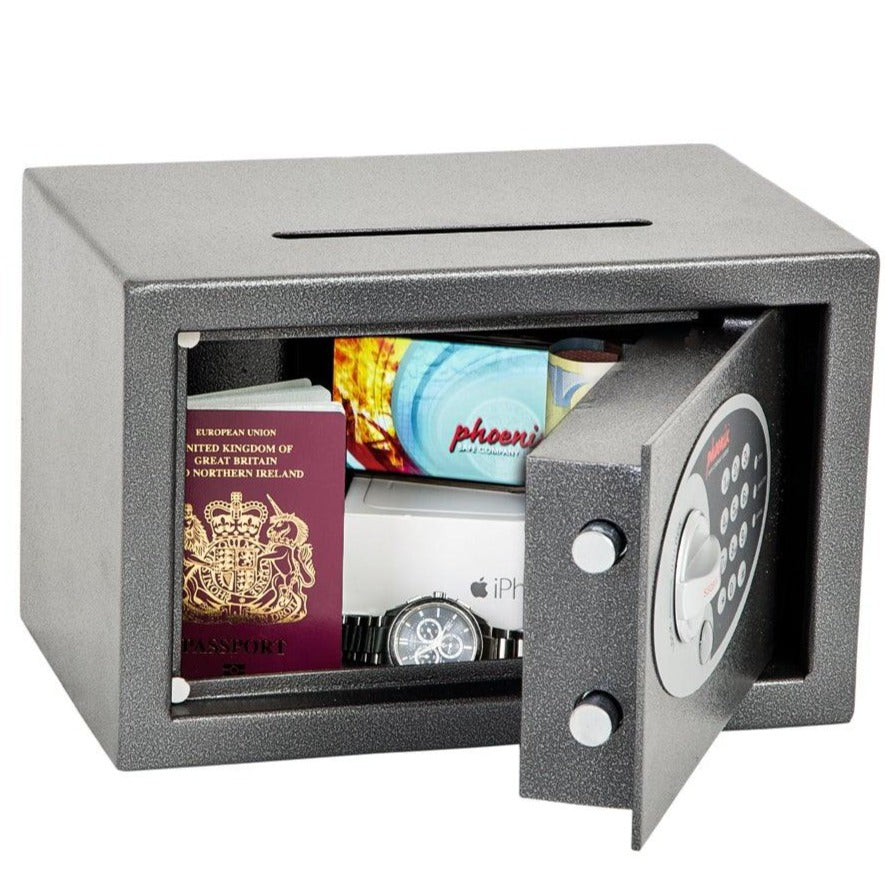 Phoenix Vela Deposit Home & Office SS0800 Security Safe with Electronic Lock - Safe Fortress