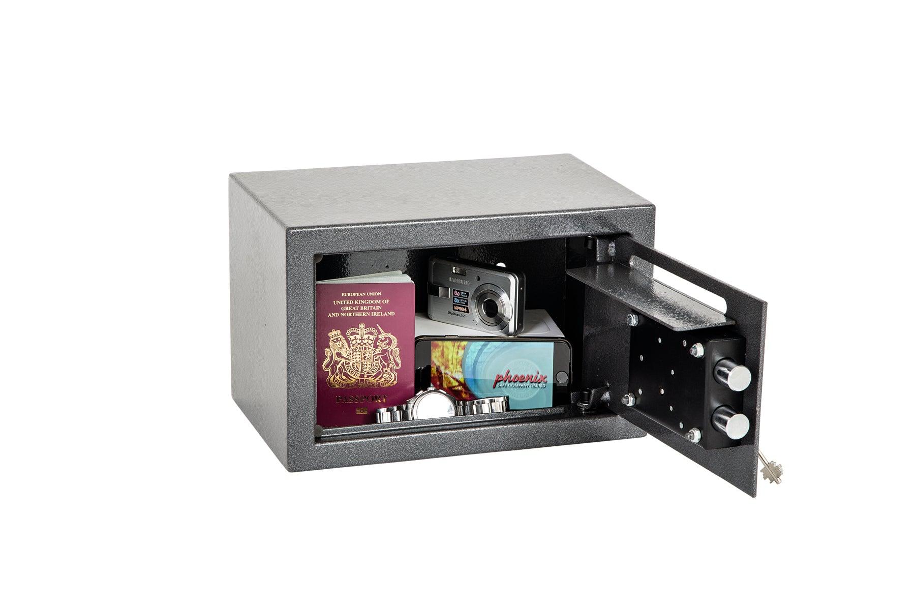 Phoenix Vela Deposit Home & Office SS0800 Security Safe with Key Lock - Safe Fortress