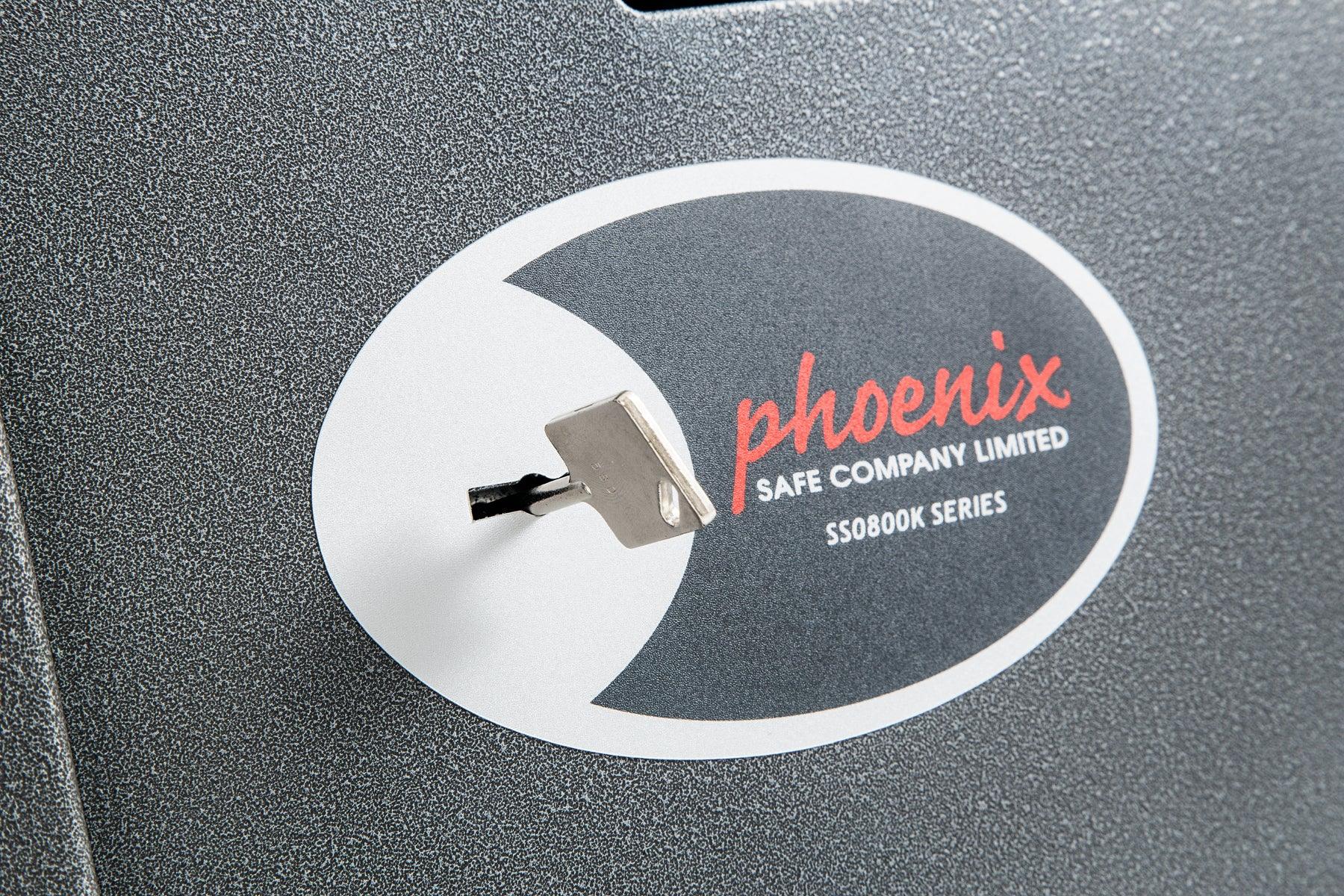 Phoenix Vela Deposit Home & Office SS0800 Security Safe with Key Lock - Safe Fortress