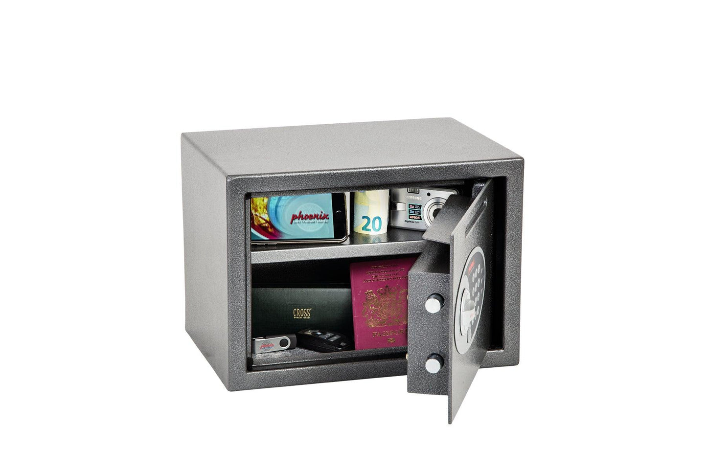 Phoenix Vela Deposit Home & Office SS0800 Security Safe with Electronic Lock - Safe Fortress