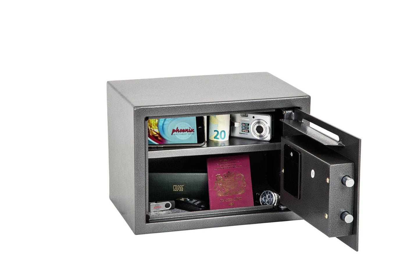 Phoenix Vela Deposit Home & Office SS0800 Security Safe with Electronic Lock - Safe Fortress