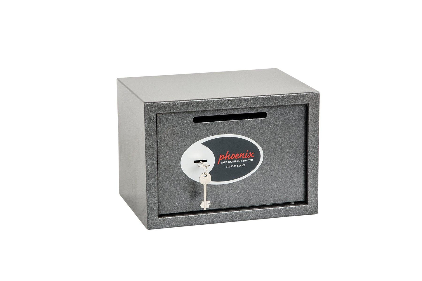 Phoenix Vela Deposit Home & Office SS0800 Security Safe with Key Lock - Safe Fortress