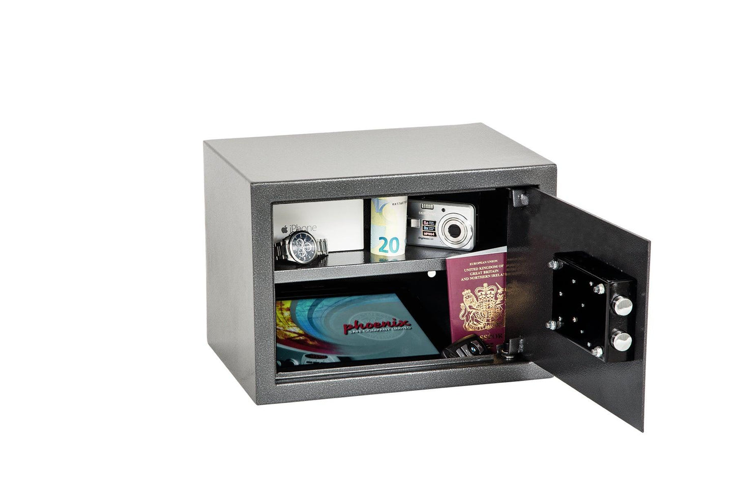 Phoenix Vela Home & Office SS0800 Security Safe with Key Lock - Safe Fortress