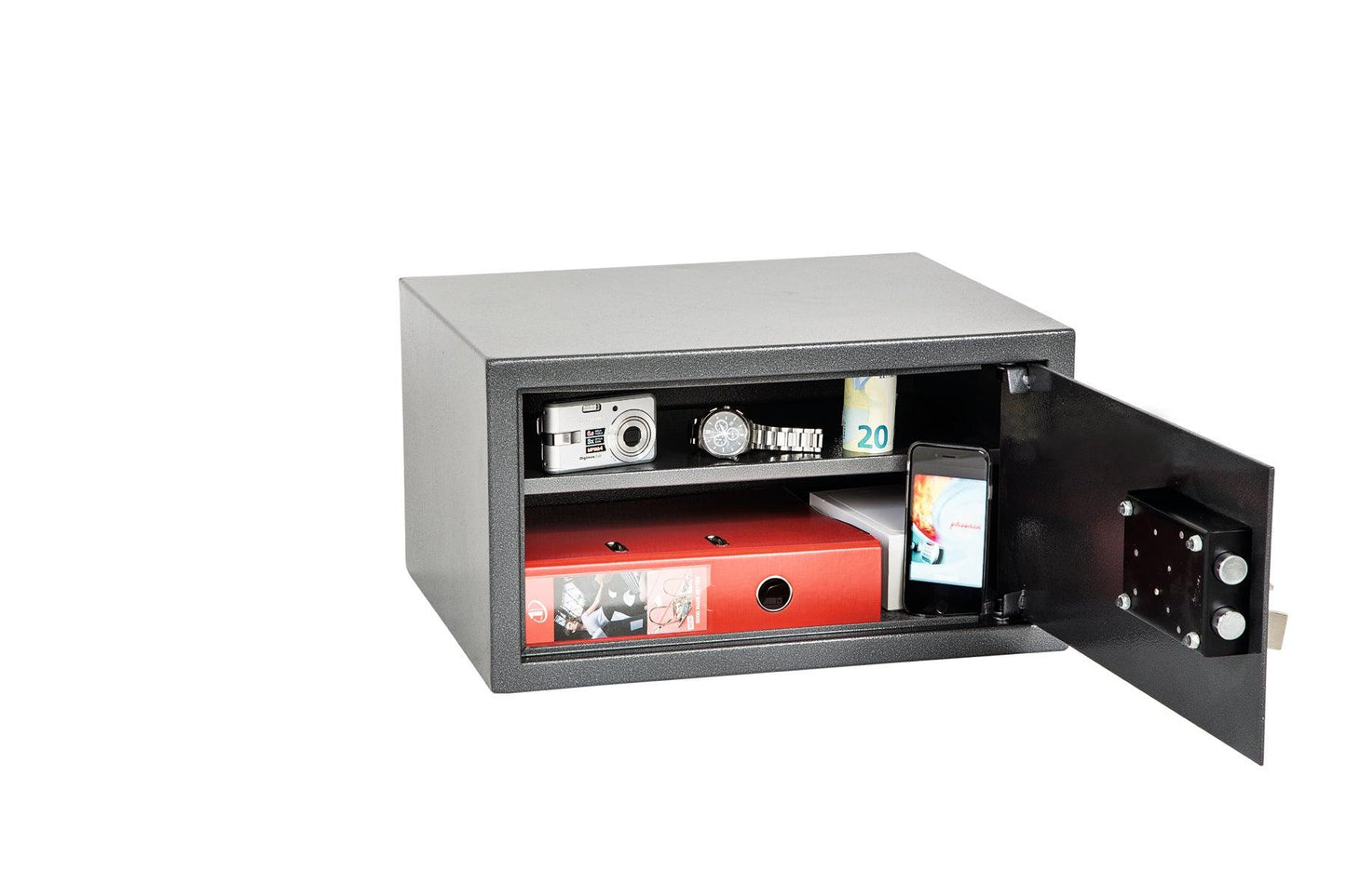 Phoenix Vela Home & Office SS0800 Security Safe with Key Lock - Safe Fortress