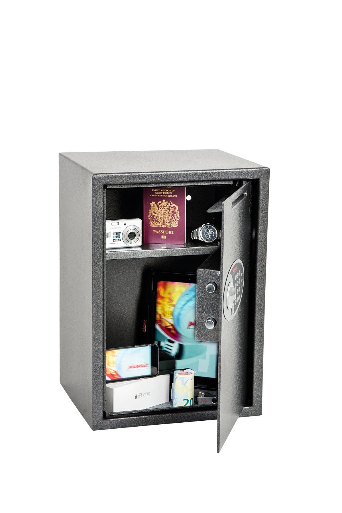 Phoenix Vela Deposit Home & Office SS0800 Security Safe with Electronic Lock - Safe Fortress