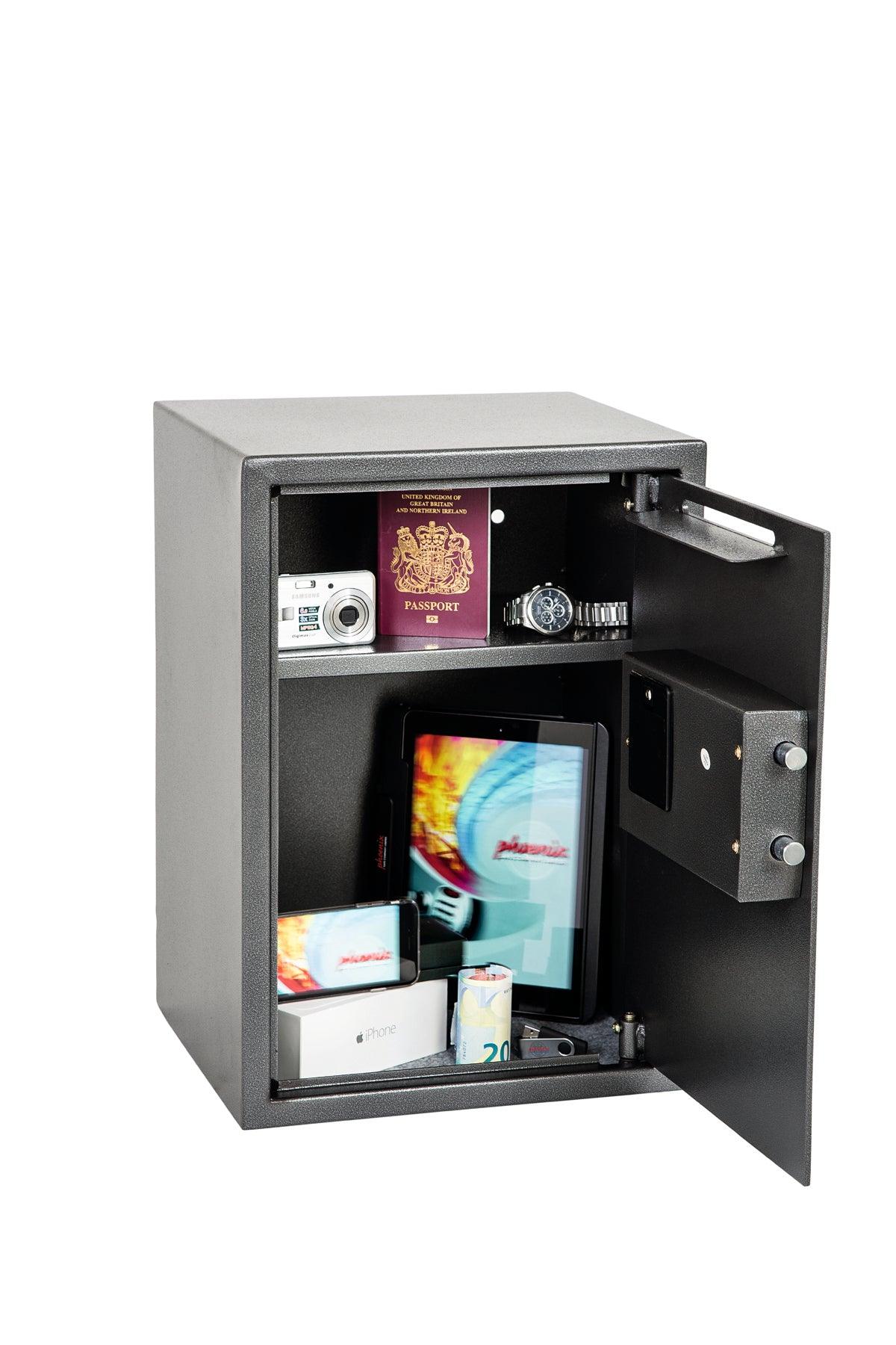 Phoenix Vela Deposit Home & Office SS0800 Security Safe with Electronic Lock - Safe Fortress