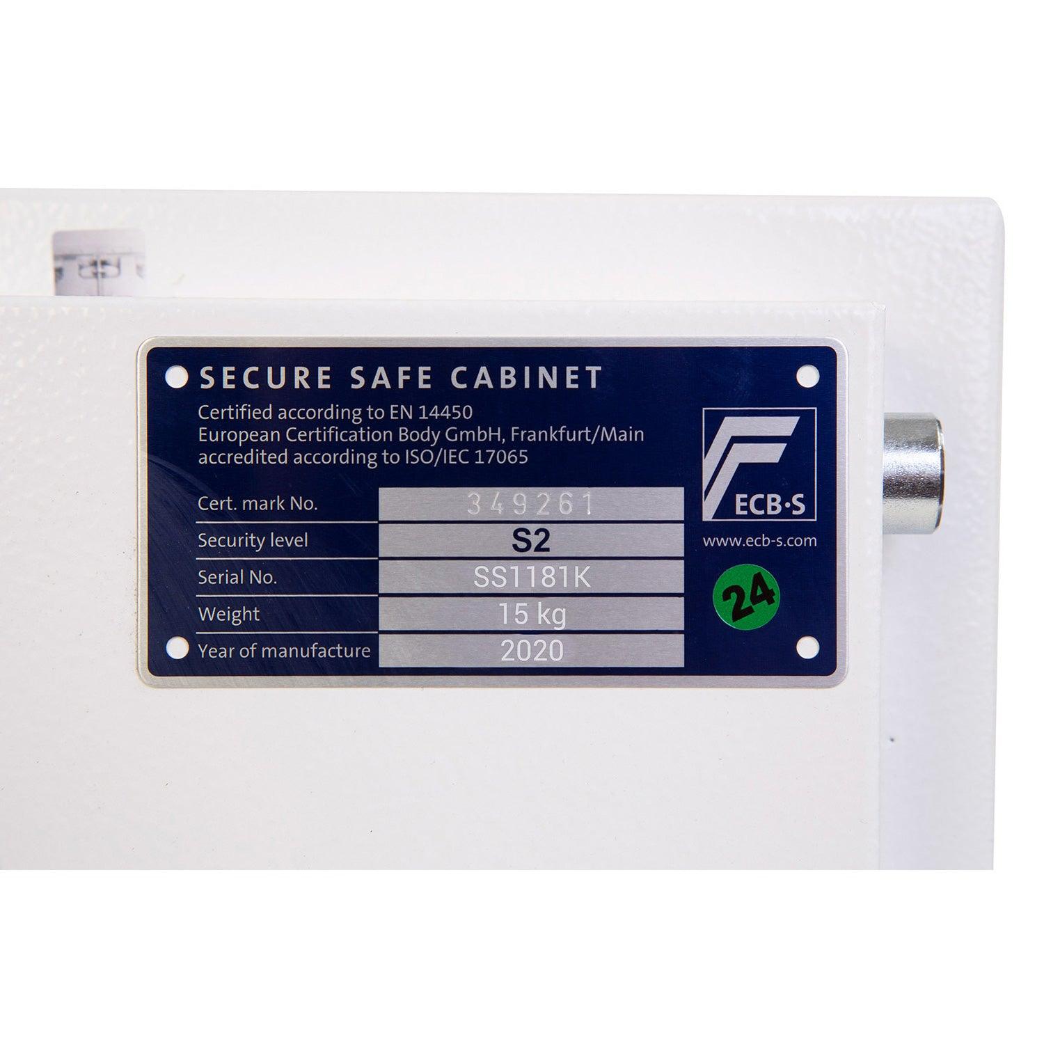 Phoenix Fortress Size 1 S2 Security Safe - Safe Fortress