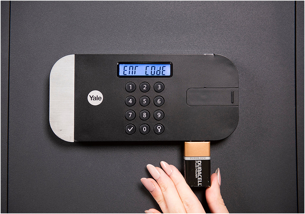 Yale High Security Electronic Lock Home Safe