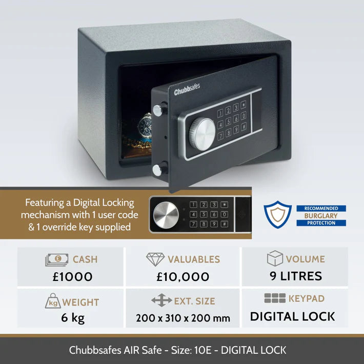 Chubbsafes AIR - Electronic Lock Home Safe