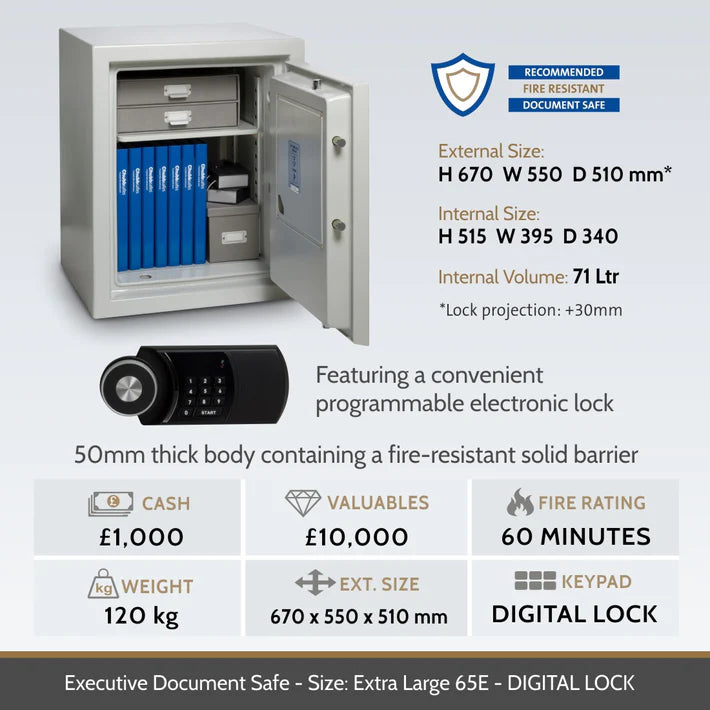 Chubbsafes EXECUTIVE - Electronic Lock Fire Safe