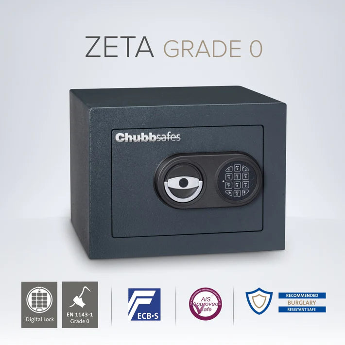 Chubbsafes Zeta Eurograde 0 Electronic Lock Security Safe