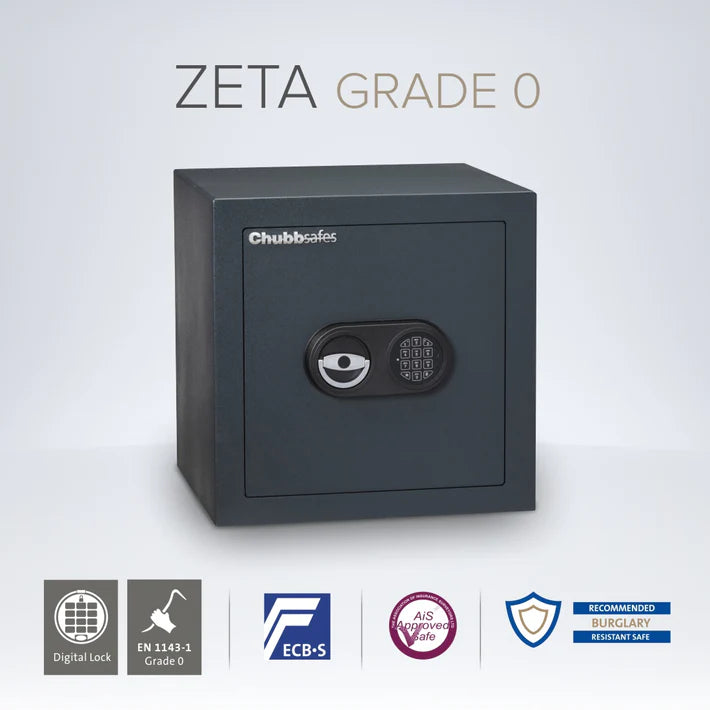 Chubbsafes Zeta Eurograde 0 Electronic Lock Security Safe