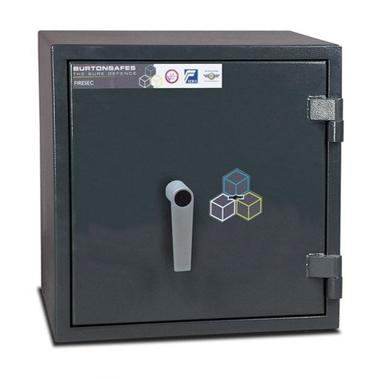 Burton Firesec 10/60 Eurograde 1 Safes - Key & Electronic Lock